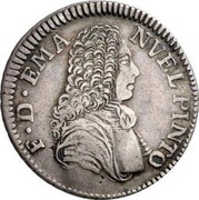 Malta 4 Tari Emmanuel Pinto 1741 KM# 220 F.D.EMA NVEL PINTO coin obverse