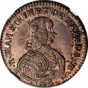 Malta 4 Tari Francisco Ximenez de Texada 1774 KM# 285 F.D.FRAN XIMENEZ DE TEXADA.H .1773. coin obverse Malta 4 Tari Francisco Ximenez de Texada 1774 KM# 285 F.D.FRAN XIMENEZ DE TEXADA.H .1773. coin obverse