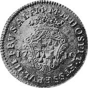 Malta 4 Zecchini Ramon Perellos y Roccaful 1719 KM# 153 OSPIT ET SS EPVL HIFRVS ALFM M M coin reverse Malta 4 Zecchini Ramon Perellos y Roccaful 1719 KM# 153 OSPIT ET SS EPVL HIFRVS ALFM M M coin reverse