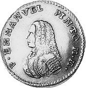Malta 4 Zecchini Emmanuel Pinto (1741-1773) KM# 238 F EMMANVEL PINTO M M coin obverse Malta 4 Zecchini Emmanuel Pinto (1741-1773) KM# 238 F EMMANVEL PINTO M M coin obverse