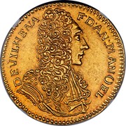 Malta 4 Zecchini Antonio Manoel de Vilhena 1723 KM# 176 DEVILHENA FD ∙ AN ∙ MANOEL coin obverse Malta 4 Zecchini Antonio Manoel de Vilhena 1723 KM# 176 DEVILHENA FD ∙ AN ∙ MANOEL coin obverse