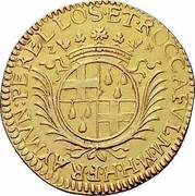 Malta 4 Zecchini Ramon Perellos y Roccaful 1705 KM# 134 F∙RAYMVN: PERELLOS∙ET∙ROCAFVL∙M∙M∙H∙H∙ coin obverse Malta 4 Zecchini Ramon Perellos y Roccaful 1705 KM# 134 F∙RAYMVN: PERELLOS∙ET∙ROCAFVL∙M∙M∙H∙H∙ coin obverse