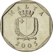 Malta 5 Cents Freshwater Crab 2005 Sets only KM# 95 MALTA REPUBLIKA TA'MALTA 1998 coin obverse Malta 5 Cents Freshwater Crab 2005 Sets only KM# 95 MALTA REPUBLIKA TA'MALTA 1998 coin obverse