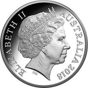 Australia 5 Dollars Sir John Monash 2018 ELIZABETH II AUSTRALIA 2018 IRB coin obverse Australia 5 Dollars Sir John Monash 2018 ELIZABETH II AUSTRALIA 2018 IRB coin obverse