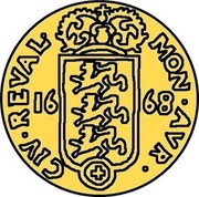 Estonia 5 Ducat 5 Dukat - Carl XI 1668 KM# 34 MON ∙ AVR ∙ CIV ∙ REVAL ∙ 16 - 68 coin reverse Estonia 5 Ducat 5 Dukat - Carl XI 1668 KM# 34 MON ∙ AVR ∙ CIV ∙ REVAL ∙ 16 - 68 coin reverse