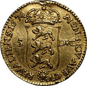 Estonia 5 Ducat Carl XI 1672 KM# 46 MON NOV AVR CIV REVALIENS 1672 5 DVC coin reverse Estonia 5 Ducat Carl XI 1672 KM# 46 MON NOV AVR CIV REVALIENS 1672 5 DVC coin reverse