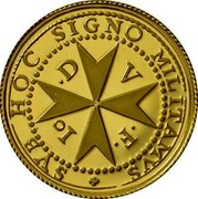 Malta 5 Euro Patakka 2016 HOC SIGNO MILITAMVS D V F Io coin reverse Malta 5 Euro Patakka 2016 HOC SIGNO MILITAMVS D V F Io coin reverse