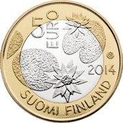 Finland 5 Euro (Wilderness) 5 EURO SUOMI FINLAND 2014 coin obverse Finland 5 Euro (Wilderness) 5 EURO SUOMI FINLAND 2014 coin obverse