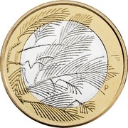 Finland 5 Euro (Wilderness) P coin reverse Finland 5 Euro (Wilderness) P coin reverse