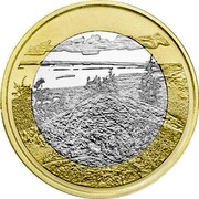 Finland 5€ (Koli National Park) - coin reverse