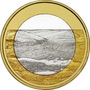 Finland 5€ Pallastunturi (Lapland) 2018 - coin reverse