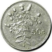 Malta 50 C Tulliera 1986 KM# 81 50 C coin reverse Malta 50 C Tulliera 1986 KM# 81 50 C coin reverse
