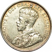 Canada 50 Cents George V 1918 C KM# 12 GEORGIVS V DEI GRA: REX ET IND:IMP coin obverse Canada 50 Cents George V 1918 C KM# 12 GEORGIVS V DEI GRA: REX ET IND:IMP coin obverse