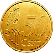 Malta 50 Euro Cent Maltese Coat of Arms 2008 KM# 130 50 EURO CENT LL coin reverse Malta 50 Euro Cent Maltese Coat of Arms 2008 KM# 130 50 EURO CENT LL coin reverse