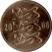 Estonia 50 Senti 2006 KM# 24 Standard Coinage coin obverse Estonia 50 Senti 2006 KM# 24 Standard Coinage coin obverse
