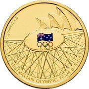 Australia 60 Dollars (Olympic Team) AUSTRALIAN OLYMPIC TEAM 8-8-08 10 G 9999 GOLD P WR coin reverse Australia 60 Dollars (Olympic Team) AUSTRALIAN OLYMPIC TEAM 8-8-08 10 G 9999 GOLD P WR coin reverse