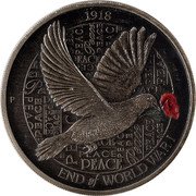 Australia 8 Dollars End of WWI 100th Anniversary 2018 END OF WORLD WAR I coin reverse Australia 8 Dollars End of WWI 100th Anniversary 2018 END OF WORLD WAR I coin reverse