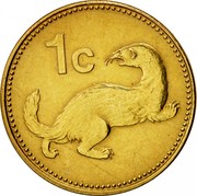 Malta Cent 1986 Proof KM# 78 Reform Coinage 1C coin reverse Malta Cent 1986 Proof KM# 78 Reform Coinage 1C coin reverse