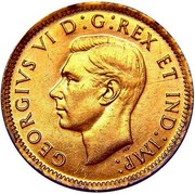 Canada Cent George VI 1946 KM# 32 GEORGIVS VI D:G:REX ET IND:IMP: coin obverse Canada Cent George VI 1946 KM# 32 GEORGIVS VI D:G:REX ET IND:IMP: coin obverse