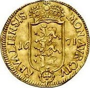 Estonia Ducat 1 Dukat - Carl XI 1671 KM# 38 MON ∙ AVR ∙ CIV ∙ REVALIENSIS 16 - 71 coin reverse Estonia Ducat 1 Dukat - Carl XI 1671 KM# 38 MON ∙ AVR ∙ CIV ∙ REVALIENSIS 16 - 71 coin reverse