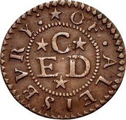UK Farthing Buckinghamshire - Aylesbury-E. Cope 1648-1672 * OF ∙ ALEISBVRY ∙ * C * E * D coin reverse UK Farthing Buckinghamshire - Aylesbury-E. Cope 1648-1672 * OF ∙ ALEISBVRY ∙ * C * E * D coin reverse