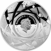 Australia Five Dollars The Sun 2019 ELIZABETH II AUSTRALIA ONE OUNCE FINE SILVER coin obverse Australia Five Dollars The Sun 2019 ELIZABETH II AUSTRALIA ONE OUNCE FINE SILVER coin obverse