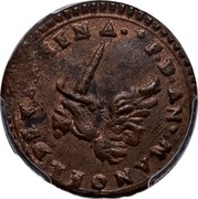 Malta Grano Antonio Manoel 1726 KM# 193 F∙D∙AN:MANOEL DE VILHENA∙M coin obverse Malta Grano Antonio Manoel 1726 KM# 193 F∙D∙AN:MANOEL DE VILHENA∙M coin obverse