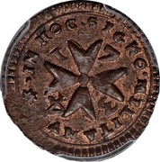 Malta Grano Antonio Manoel 1726 KM# 193 *∙IN HOC∙SIGNO MILITAMVS coin reverse Malta Grano Antonio Manoel 1726 KM# 193 *∙IN HOC∙SIGNO MILITAMVS coin reverse