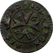 Malta Grano Emmanuel de Rohan 1776 KM# 296.1 NON AES SED FIDES coin reverse