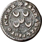 Malta Grano Emmanuel Pinto 1743 KM# 240 F.EMMANVEL PINTO M.M.H.H. coin obverse