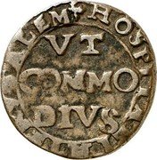 Malta Grano Antoine de Paule (1623-1626) KM# 49 HOSPITALI HIERVSALEM VT COMMO DIVS coin reverse Malta Grano Antoine de Paule (1623-1626) KM# 49 HOSPITALI HIERVSALEM VT COMMO DIVS coin reverse