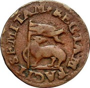 Malta Grano Ramon Perellos 1709 KM# 140 RECTAM FACIT SEMITAM coin obverse