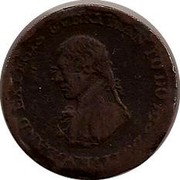UK Halfpenny Yorkshire - Sheffield-Horatio Nelson) 1811  ENGLAND EXPECTS EVERY MAN TO DO HIS DUTY coin obverse UK Halfpenny Yorkshire - Sheffield-Horatio Nelson) 1811  ENGLAND EXPECTS EVERY MAN TO DO HIS DUTY coin obverse
