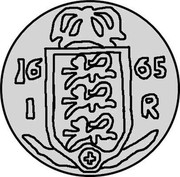 Estonia Ore Carl XI 1665 KM# 23 16 - 65 1 - R coin reverse Estonia Ore Carl XI 1665 KM# 23 16 - 65 1 - R coin reverse