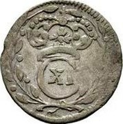 Estonia Ore Carl XI 1668 KM# 28 C XI coin obverse Estonia Ore Carl XI 1668 KM# 28 C XI coin obverse