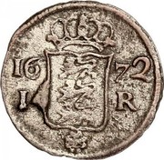 Estonia Ore Carl XI 1672 KM# 45 16 - 72 1 - R coin reverse Estonia Ore Carl XI 1672 KM# 45 16 - 72 1 - R coin reverse