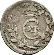 Estonia Ore Carl XI Without ribbon 1670 KM# 2.1 C XI coin obverse Estonia Ore Carl XI Without ribbon 1670 KM# 2.1 C XI coin obverse