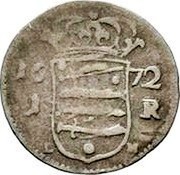 Estonia Ore (Carl XI Without ribbon) KM# 2.2 16 - 71 1 - R L - N coin reverse Estonia Ore (Carl XI Without ribbon) KM# 2.2 16 - 71 1 - R L - N coin reverse