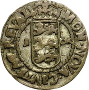 Estonia Ore Christina 1650 KM# 6 MON ∙ NOVA ∙ CIVITAT ∙ REVAL 1 - OR coin reverse