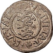 Estonia Ore Gustav II Adolf Without shield 1622 (s) KM# 4 CIVITAT - REVAL coin reverse Estonia Ore Gustav II Adolf Without shield 1622 (s) KM# 4 CIVITAT - REVAL coin reverse