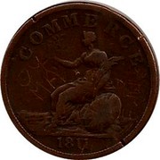 UK Penny Staffordshire - Commerce 1811  COMMERCE 1811 coin reverse UK Penny Staffordshire - Commerce 1811  COMMERCE 1811 coin reverse