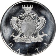 Malta Pound (Manwel Dimech) KM# 13 MANWEL DIMECH 1860 1921 £M 1 1972 coin obverse Malta Pound (Manwel Dimech) KM# 13 MANWEL DIMECH 1860 1921 £M 1 1972 coin obverse