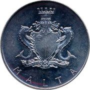 Malta Pound Temi Zammit 1973 KM# 19 MALTA coin obverse Malta Pound Temi Zammit 1973 KM# 19 MALTA coin obverse
