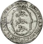 Estonia Riksdaler Christina 1652 GP KM# 8.2 NVMMVS ∙ ARGENT : CIVITATIS ∙ REVALIENSIS 16 - 52 G - P coin reverse Estonia Riksdaler Christina 1652 GP KM# 8.2 NVMMVS ∙ ARGENT : CIVITATIS ∙ REVALIENSIS 16 - 52 G - P coin reverse