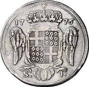 Malta Scudo Emmanuel de Rohan 1776 KM# 305.1 17 76 S. 1. coin reverse Malta Scudo Emmanuel de Rohan 1776 KM# 305.1 17 76 S. 1. coin reverse