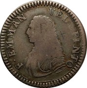 Malta Scudo Emmanuel Pinto 1741 KM# 224 F ∙ EMMAN VEL PINTO coin obverse Malta Scudo Emmanuel Pinto 1741 KM# 224 F ∙ EMMAN VEL PINTO coin obverse