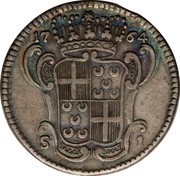 Malta Scudo Emmanuel Pinto 1764 KM# 273 17 64 S 1 coin reverse Malta Scudo Emmanuel Pinto 1764 KM# 273 17 64 S 1 coin reverse