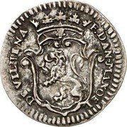 Malta Tari Malta 1 tari (1722-1736) KM# 169 F DAN MINOEL coin obverse Malta Tari Malta 1 tari (1722-1736) KM# 169 F DAN MINOEL coin obverse