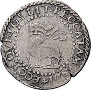 Malta Tari Nicolas Cotoner (1663-1680) KM# 100 ECCE QVI TOLLIT PECCATA MVNDI coin reverse Malta Tari Nicolas Cotoner (1663-1680) KM# 100 ECCE QVI TOLLIT PECCATA MVNDI coin reverse