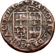 Malta V Grani Alof de Wignacourt 1619 KM# 26 F ALOFIVS DE WIGNACOVRT M coin obverse Malta V Grani Alof de Wignacourt 1619 KM# 26 F ALOFIVS DE WIGNACOVRT M coin obverse